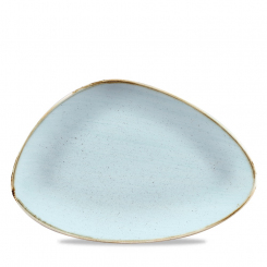 Churchill Stonecast Duck Egg Blue Chefs Platte dreieckig 30,4x20,5cm 