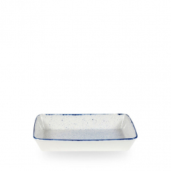 Churchill Stonecast Hints Indigo Buffetschale Rechteck 25x38x6,2cm 