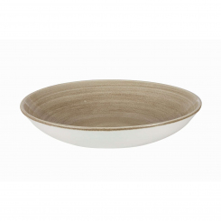 Churchill Stonecast Patina Antique Taupe Teller tief coupe 24,8cm/1,14l 