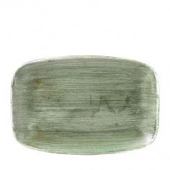 Churchill Stonecast Patina Burnished Green Chefs Oblong Platte 30x19,9cm 