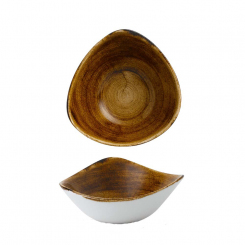 Churchill Stonecast Patina Vintage Copper Schale dreieckig 18,5cm/0,37l 