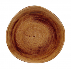 Churchill Stonecast Patina Vintage Copper Teller flach rund organic 28,6cm 