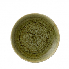 Churchill Stonecast Plume Olive Teller flach coupe 16,5cm 