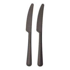 BIO-PP Messer (Mehrweg) schwarz 19,7 cm, extra stabil 