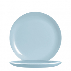 Coupteller flach 25 cm Diwali Paradise Blue von Luminarc 