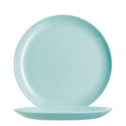 Coupteller flach 27 cm Diwali Light Turquoise von Luminarc 