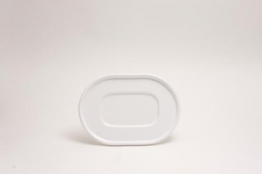 Deckel für Ovale Schale 22 cm Melamin Primeware Weiß 