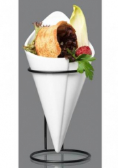 Dipschale Pommes Frites Tüte mit Gestell 