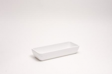 Eckige Schale klein Melamin Primeware Weiß 