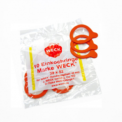 Einkochringe 10er Beutel für Deckel Weck-Gläser 