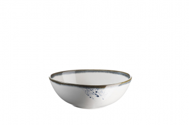 Schüssel oval 15,5 x 13,5 cm Pintar weiß/blau Mäser 