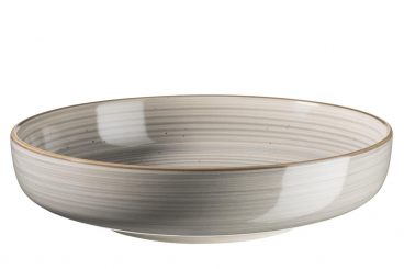 Teller tief 21,5 cm hellgrau Valmera Mäser 