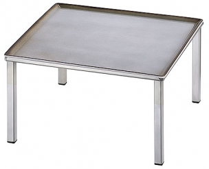 Frischeplatte 33x33 Grau RAISER INOX von Frilich  33cm x 33cm x 17,4cm 
