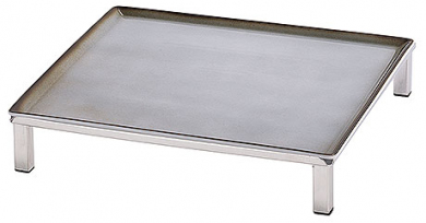 Frischeplatte 33x33 Grau RAISER INOX von Frilich 
