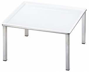 Frischeplatte 33x33 Weiß RAISER INOX von Frilich  33cm x 33cm x 17,4cm 