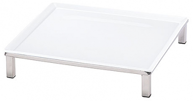 Frischeplatte 33x33 Weiß RAISER INOX von Frilich 