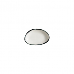 Vago Platte oval 12x8cm Lavis Black von Bonna 