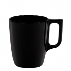 Glühweintasse 0,2l Nuevo schwarz glänzend mit Druck 