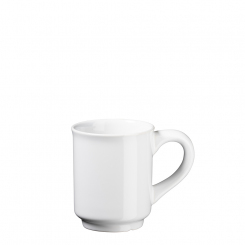 Glühweinbecher 0,2l weiss St. Anton mit Inneneichstrich 0,2l und Druck 