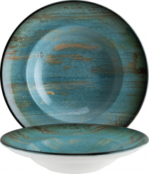 Gourmet Pastateller tief 27 cm Envisio Madera Mint Bonna 