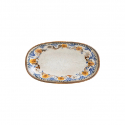 Gourmet Platte oval 19 x 11cm Retro Floral von Bonna 