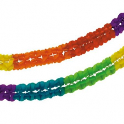 Großraum-Girlande 10 m Regenbogen, 5 Stück 