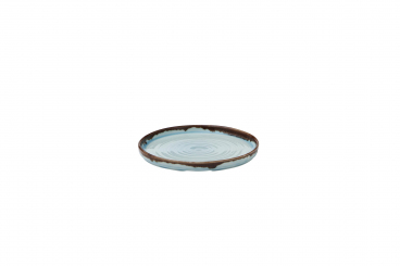 Dudson Harvest Turquoise Teller mit Rand 21 cm 