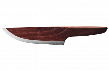 Holzmesser SKID Classic Robinie Klinge 80 Lagen Damaszenerstahl LIGNUM 