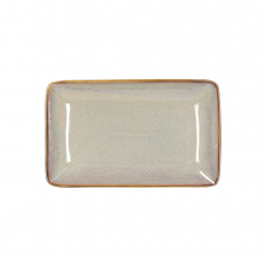 Platte rechteckig 21 x 12,8 cm Jap New Brown Tognana 