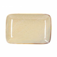 Platte tief rechteckig 27,5 x 18,5 cm Jap New Brown Tognana 