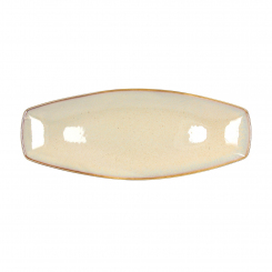 Tablett rechteckig 38,5 x 15,5 cm Jap New Brown Tognana 