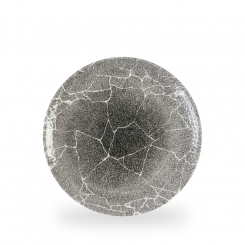 Churchill Studio Prints Kintsugi Reverse Quartz Black Teller flach coupe 26 cm 