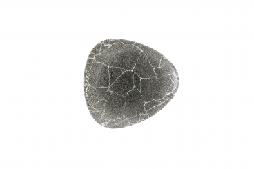 Churchill Studio Prints Kintsugi Reverse Quartz Black Teller flach dreieckig 22,9 cm 