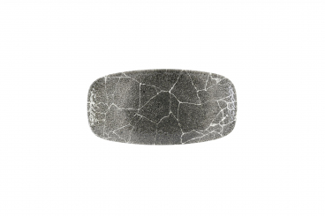 Churchill Studio Prints Kintsugi Reverse Quartz Black Chef´s Oblong Platte 29,8 x 15,3 cm 