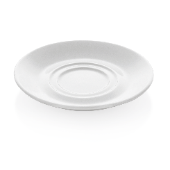 Kombi-Untertasse 15cm stapelbar Porzellan weiß 