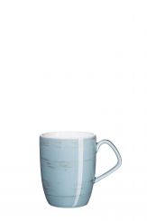 Kaffeebecher 37,5 cl hellblau Porzellan Derby Mäser 