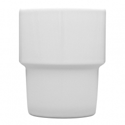 Kaffeebecher stapelbar Porzellan weiß 350 ml Stalgast 
