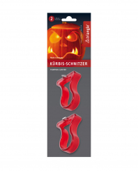 Kürbisschnitzer-Set 2-teilig Triangle 