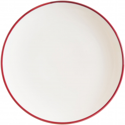 Gourmet Teller flach 25 cm Linea Burgundy von Bonna 