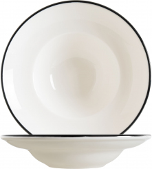 Gourmet Pastateller 27 cm Linea Black von Bonna 