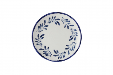 Dudson Harvest Mediterranean Blue Teller flach coupe 23 cm 