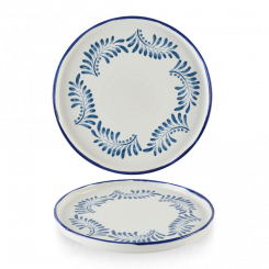 Dudson Harvest Mediterranean Blue Teller mit Rand 26 cm 