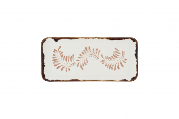 Dudson Harvest Mediterranean Terracotta Platte rechteckig 34,6 x 15,6 cm 