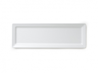 Melamin Diamond Platte 53 x 18 cm, weiß Q Squared 