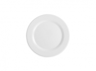 Melamin Diamond Round Teller 20 cm, weiß Q Squared 