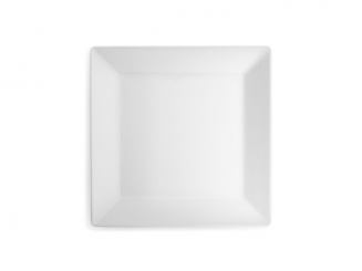 Melamin Diamond Teller 27 x 27 cm, weiß Q Squared 