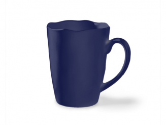 Melamin Kaffeebecher Ruffle 350 ml, weiß Q Squared 