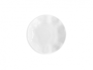 Melamin Ruffle Round Salat-/ Suppenteller 24 cm, weiß Q Squared 