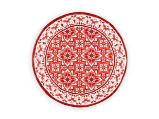 Melamin Talavera Teller 40 cm, rot Q Squared 