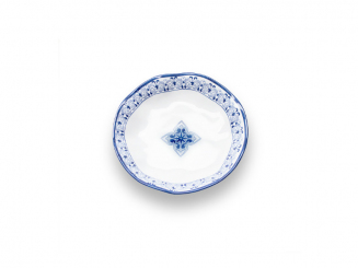 Melamin Talavera blau Salat-/ Suppenteller 24 cm Q Squared 